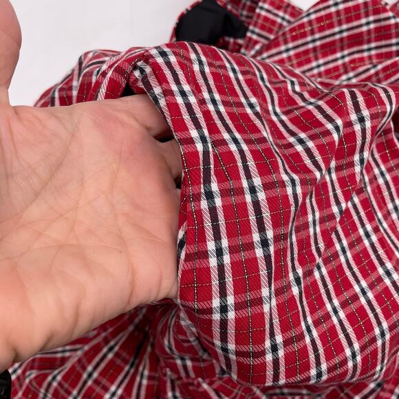 NWT Gabby Size 10 Red Plaid Dress - Picture 6 of 7